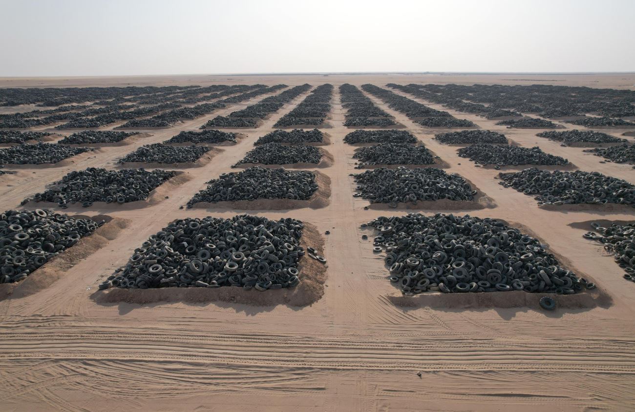 O Renascimento Sustentável: Transformando Pneus Usados em uma Nova Cidade no Kuwait