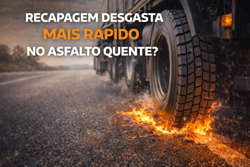 Recapagem desgasta mais rápido no asfalto quente